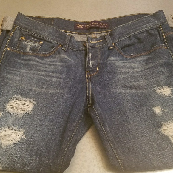 Denim - Stylish Denim Blue Boyfriend Jeans